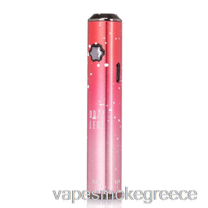 Vape Greece Dazzleaf Squarii Bottom Twist 510 μπαταρία κόκκινο Splatter